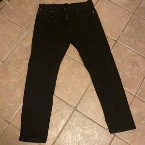 Levi 502 36x32 Black Jeans